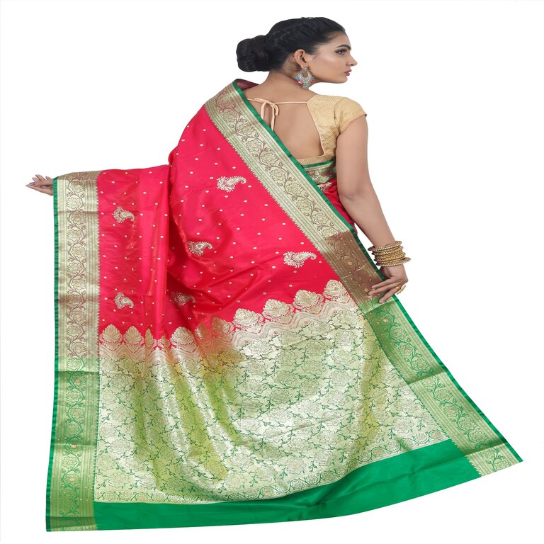 Kamila Creation Banarasi Silk Blend Saree